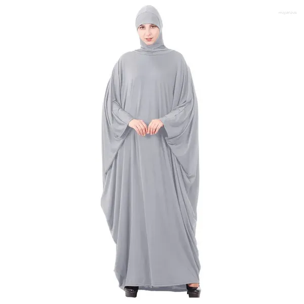 Ethnische Kleidung ein Stück Muslimische Frauen beten Kleid mit Kapuze Abaya Islamisch bescheiden Abayas über Kopf Traditional Gebetsbekleidung Eid Ramadan