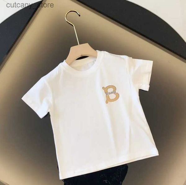 T-Shirts Tasarımcı Bebek Çocuklar Kısa Seveve Tees Üstler Bebek Erkekler Lüks Gömlek Kızlar Moda Tter Tshirts Chilsrens Sıradan Tter Baskılı Giysiler T-Shirts L46