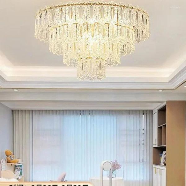 Chandeliers Deer House Light Luxo Luxo Francesa Sala de Liberlier Personalidade Creative Majestic Retro Restaurant Postagem de quarto