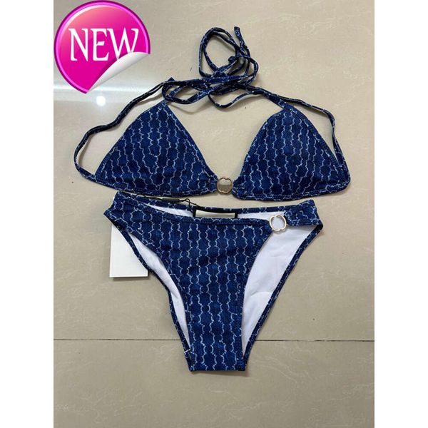 2024 Nuovo stilista di moda set di bikini sexy set a basso costo da bagno estivo di alta qualità da donna di alta qualità.