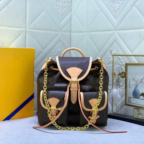 10A hochwertige Designer -Taschen -Rucksack -Ausflüge Echtes Leder Frauen weicher Leder Mini Rucksack Handtasche Luxus Mini -Buchbeutel mit mehreren Taschen