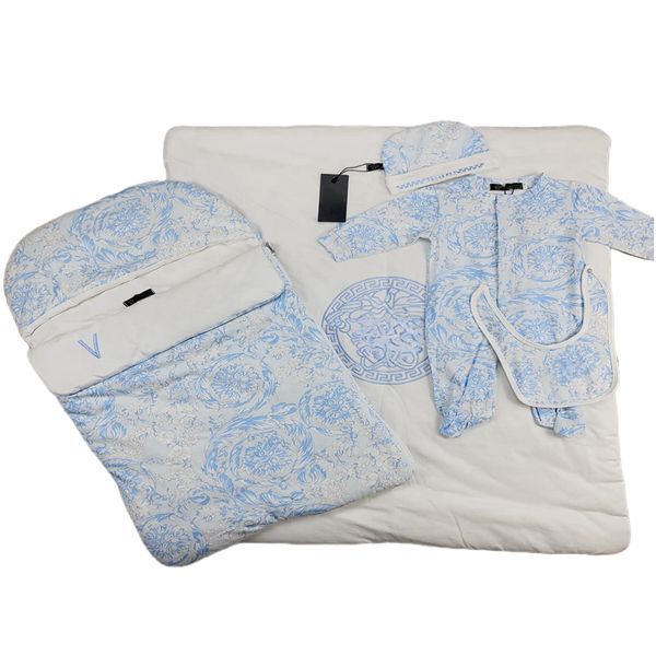 Neugeborene Sets Baby Rolpper Neugeborene Overalls Designer -Marke Mädchen Jungen Kleidung Brief Overalls Overall Kids Bodysuit für Babys Hut D01