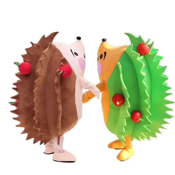 2024 Halloween Hedgehog mascote fantasia vestido sofisticado carnaval personalizado fantasia fantasia figurinos