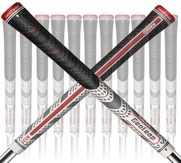 Geoleap Golf Grips Back Rib Multi Compound Rubber and Cord Hybrid Golf Club Grips StandardMdisize 5 cores Opcional7238849