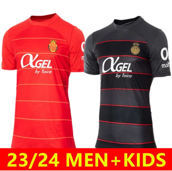 2023 2024 RCD Mallorca Home Away Soccer Jerseys Sanchez Abdon A. Raillo Valjent Muriqi Baba Grenier 23/24 Mens de Kits de Futebol Mens Special