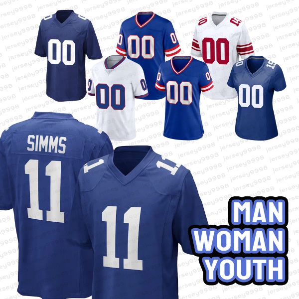 Kayvon Thibodeaux Brian Burns Futbol Jersey Jalin Hyatt Deonte Banks Daniel Jones Dexter Lawrence Taylor Drew Lock Devin Ustomsingletary C oyun forması