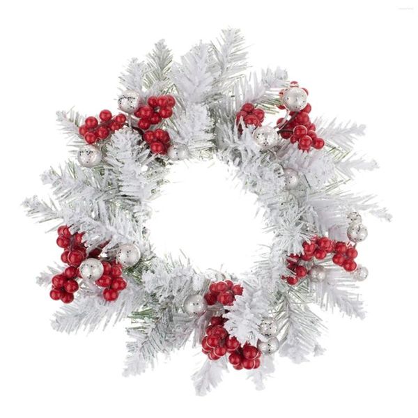 Dekorative Blumen Kerzenringe Kerzen Basishalter rustikaler Kranz für Kamin Hochzeit Weihnachten