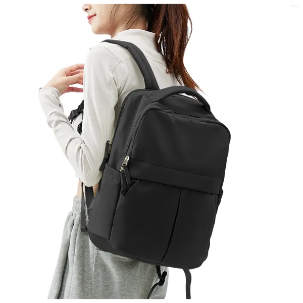 Backpack Travel Laptop Porta avanti per donne uomini impermeabili con USB Caricing Port Casual Daypack College