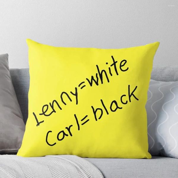 Travesseiro Lenny White Carl Black Throw Marble Tampa S