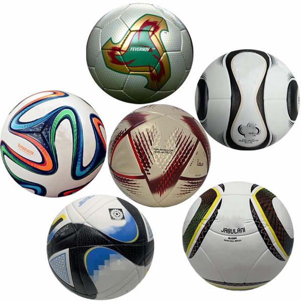 Football all'ingrosso 2006 2010 2014 2023 Match mondiale genuino n. 5 legame termico calcistico che copre il materiale Al Hilm e Al Rihla Germany Jabulani Bazuca