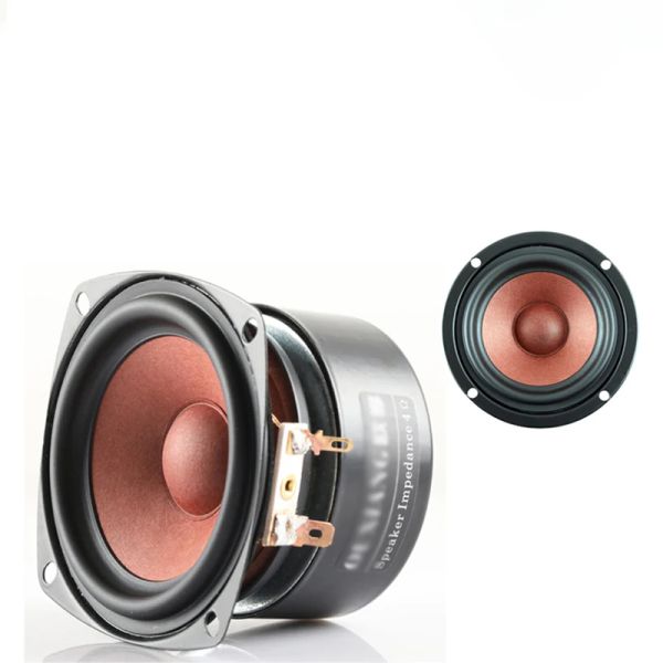 Аксессуары 3 -дюймовые аудио портативные динамики полный динамик динамика 4om 8ohm, красная бумажная конус, 15W DIY Stereo Hifi Horn Speaker