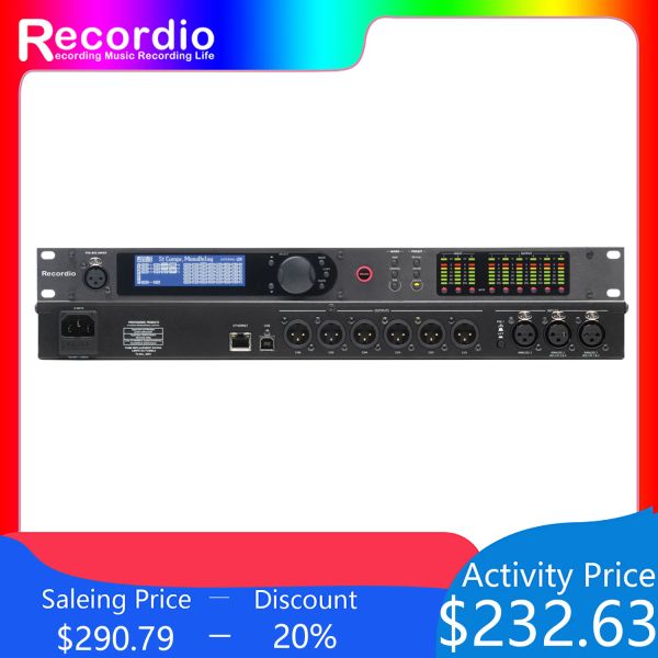 Radio GAX360 Professional Stage Sound System 3 in 6 Out Sound Processor Komplettes Lautsprechermanagementsystem