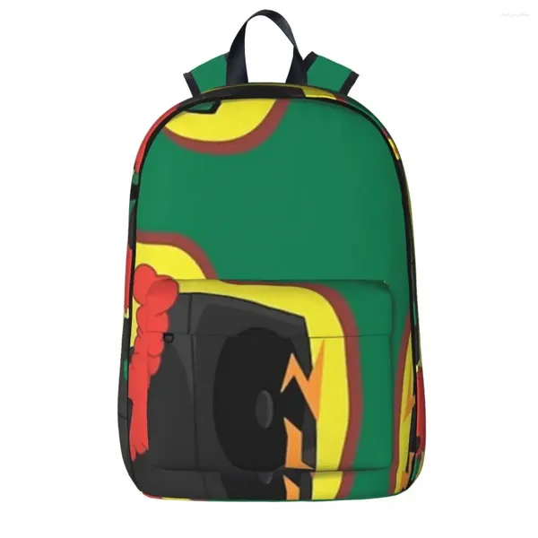 Backpack FNF FNF Mod Caractere graffiti à prova d'água infantil bolsa escolar laptop rucksack viagens de grande capacidade