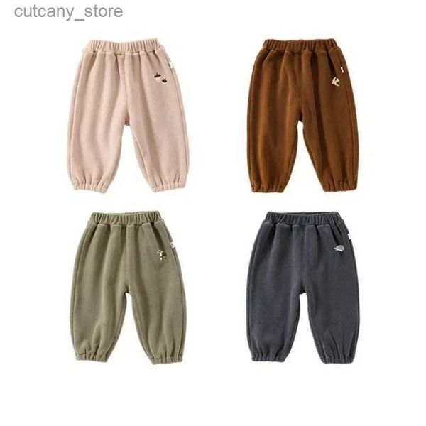 Hose toddr Hosen Neue Winter Neugeborene Jungen Kleidung Kinder Feckenhosen dick warm loser kausaler Hose Mädchen Harhosen L46