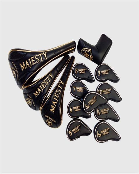 Copertura da golf da golf Man Majesty Set completo Set Golf Driver Wood Irons Irons Putter Club Shiping1981700
