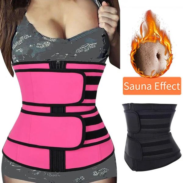 Elstiak lomber arka kemer bel eğitmeni zayıflama bel destek shaperwear neopren sauna fitness kemer gövdeli şekillendirici karın kontrolü 240323