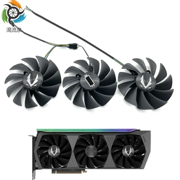 Pens GA92S2U 4PIN GPU RTX3080 RTX3090 VENTO DI RAGGIEGGIO PER ZOTAC GEFORCE RTX 3070 TI 3080 3090 TRINITY OC Video Video Video