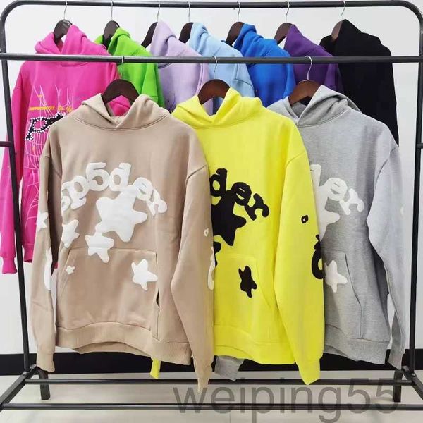 Designer Herren und Frauenhäuser Spider Hoodie Young Thug Hoodies Damen Sweatshirts Hosen Web gedruckt Grafik Y2K Hoodies Männer Stickerei