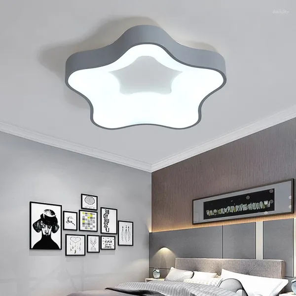 Deckenleuchten LED -Schlafzimmer Lampe Einfaches modernes Zimmer Restaurant Nordic Creative Persönlichkeit Fernbedienung Beleuchtung