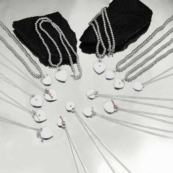 Designermarke 4m Perle Love Halskette