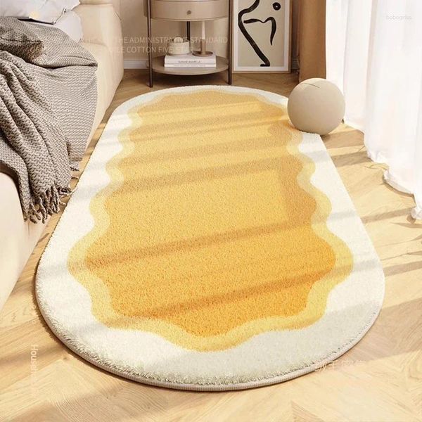 Teppiche Plüsch personalisierte Türmatte Teppich universeller flauschiger ästhetischer Bodenmatten Kawaii süße Mädchen Alfombras Para Sala Schlafzimmer Dekoration