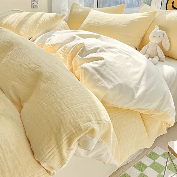 Bedding Sets A Grad Cotton Jacquard Spring/Summer Light Luxury Ins Alta grau Water Wash