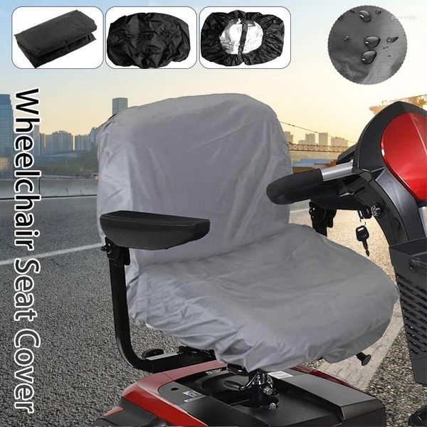 Крышка стулья мобильности Scooter Electric Cheel Cheel Cover Seat Waterpronation Lain Dust UV Protect 210D