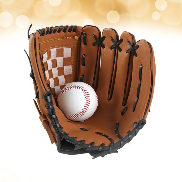 10 5 Fäustlinge linke Handhandschuh Softballhandschuhe verdicken Infield Pitcher Aldult Baseball Sport infielders Kind 240321