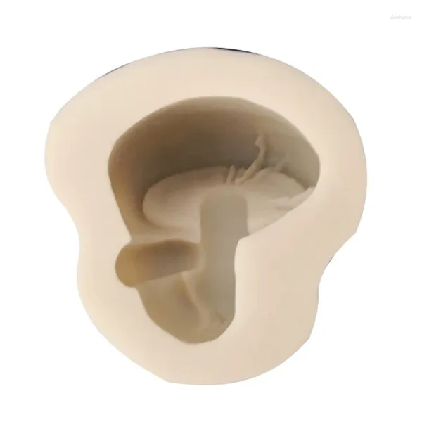 Backformen handgefertigtes 3D -Gemüse -Pilzform -Formen Schokoladenseife DIY Fondant Silikon Materialzubehör