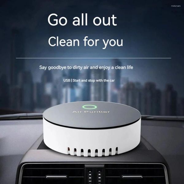 1x auto USB Negativo Negativo Neofreenatore Air Purificazione sgradevole Rimozione della polvere odore