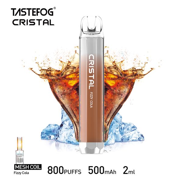 Кристаллический бар высочайшего качества 800 одноразовый POD Big Cloud Vape Tastefog Cristal