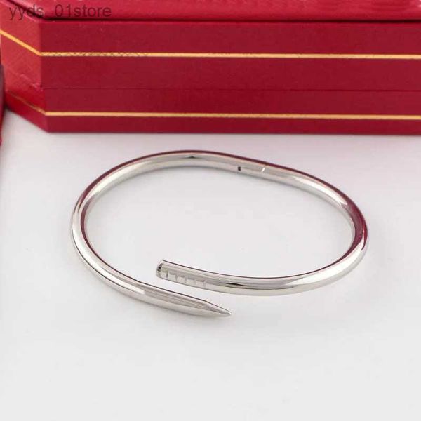 Charm Bracelets Gold Designer Womens Hand für Schauspielerin männlicher Edelstahl -Leichtmetall -Armband Pulsera Pulseras Gold plattiert Silber Rosenjuwelen Diamant L46