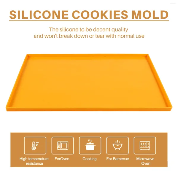 Backformen Schweizer Rollkuchenmatte Flexible Tablett Jelly Pan Silicon Cookies Formbackware