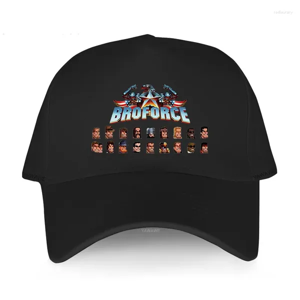 Ball Caps Cotton Unissex Ajustável Baseball Cap Broforce Logonhat For Men Black Summer Yawawe Brand Hat Drop Drop