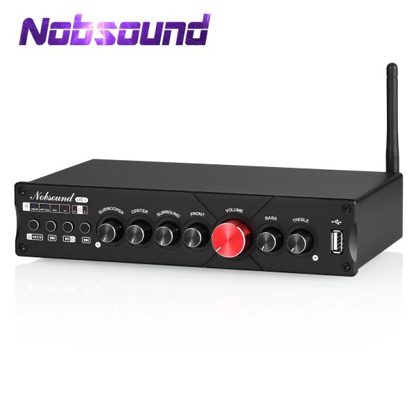 Amplificador Nobsound M5.1 Receptor Digital Bluetooth 5.1 canal de canal