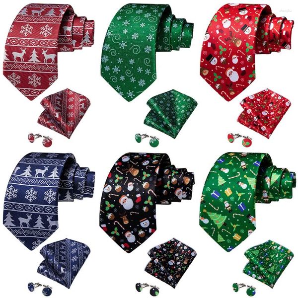 Bow ties Christmas for Men Blue White Snowflake Elk Tree Babbo Natale Accessori per feste per feste per feste per feste