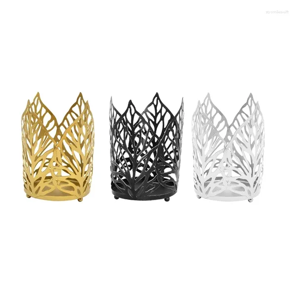 Titulares de vela XD-nórdicos Iron Hollow Candlestick Titular criativo Creative Modern Home Living Room Decor