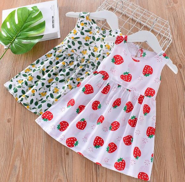 Sommerkinder Kleid Outfits Strand Badeanzüge Kleid Kleid kleine Mädchen Kleinkind Badeanzug Baby Girls Sport Schwimmkostüme Weste Kleid