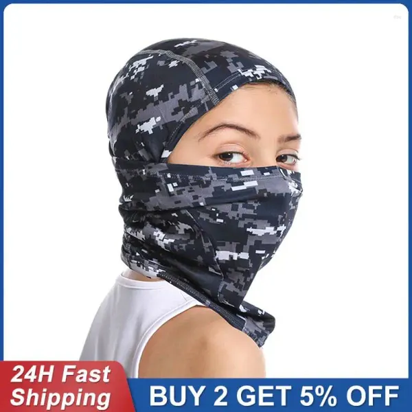 Bandanas polyester fiber kulak atkı yüksek esneklik bisiklet malzemeleri ürün ağırlığı 26g çocuk maskesi ipek güneş koruyucu ekipman türban