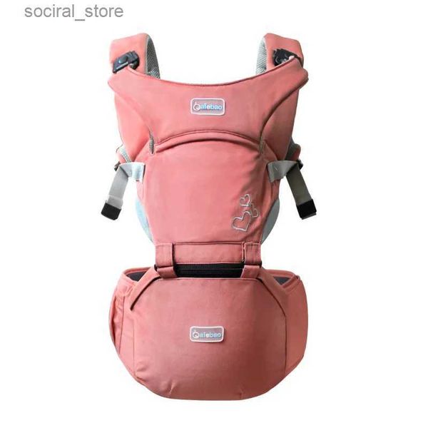 As transportadoras lingam as mochilas infantis recém -nascidos transportadora confortável 360 ergonomic leve portador de bebê Multifuncional Backpack Sling Backpack Carriage L45