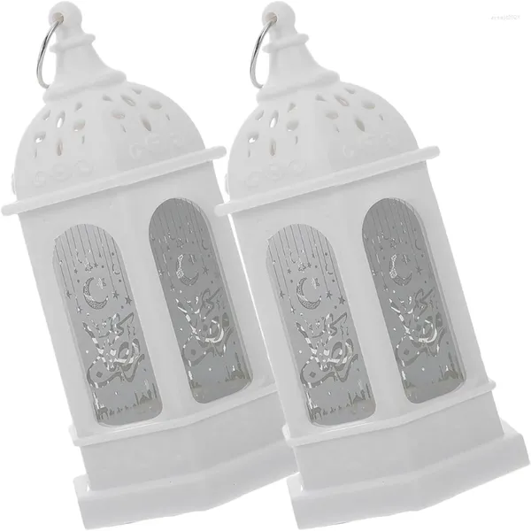 Candele a candele 2 pezzi Light Light Vintage Home Decor LED Style European Ramadan