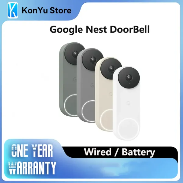 Campanelli di canali Google Nest (batteria) |Installalo da solo |Check in in qualsiasi momento |Progettato per qualsiasi porta