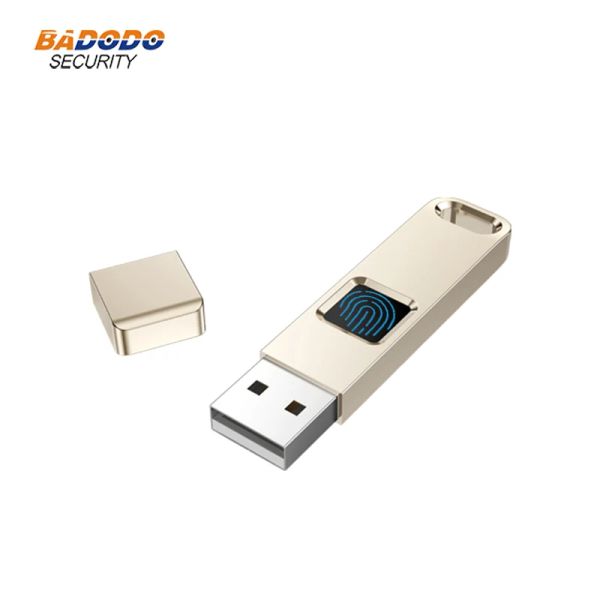 Cihaz 32GB 64GB VingerAfdruk Versleutelde USB 2.0 Flash Drive Yüksek Teknik Kalem Sürücü Güvenliği Geheugen USB Disk Stick