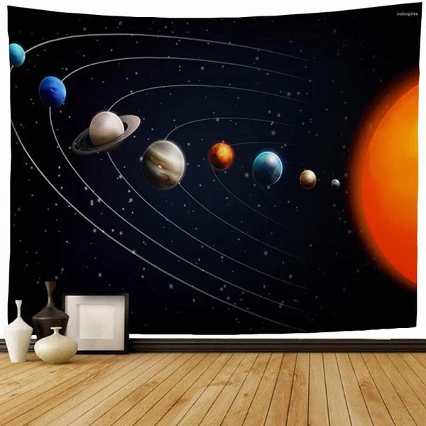 Arazzi Galaxy Audio esterno pianeta misterioso universo muro decorazioni appese per la casa dormitorio camera da letto