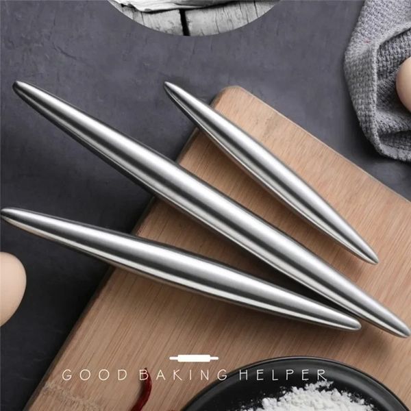 1pc utensílios de cozinha de rolagem de aço inoxidável