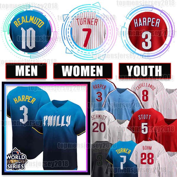 Trea Turner Jersey Harper Baseball Bryce 2024 Kyle Schwarber Jt Realmuto City Connect Mike Schmidt Phillies Bryson Stott Nick Castellanos Alec Bohm Whit Merrifield