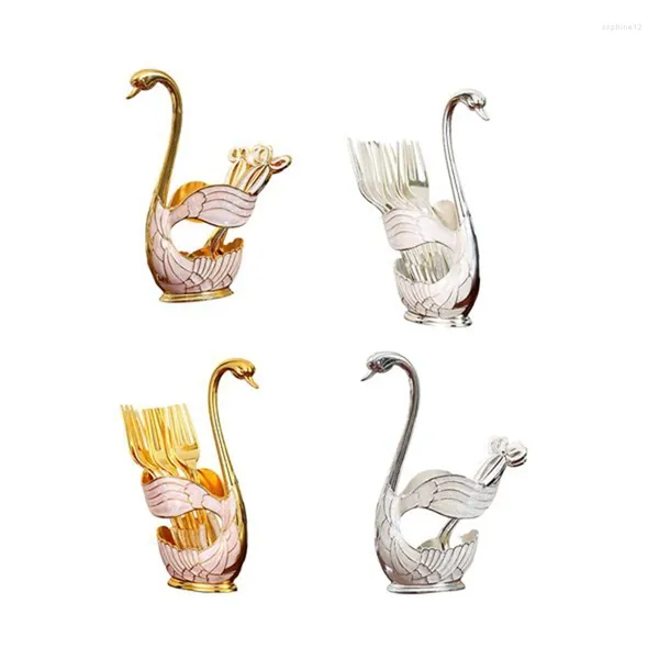 Наборы обедам JFBL Swan Holder Sutre Set Set Sett