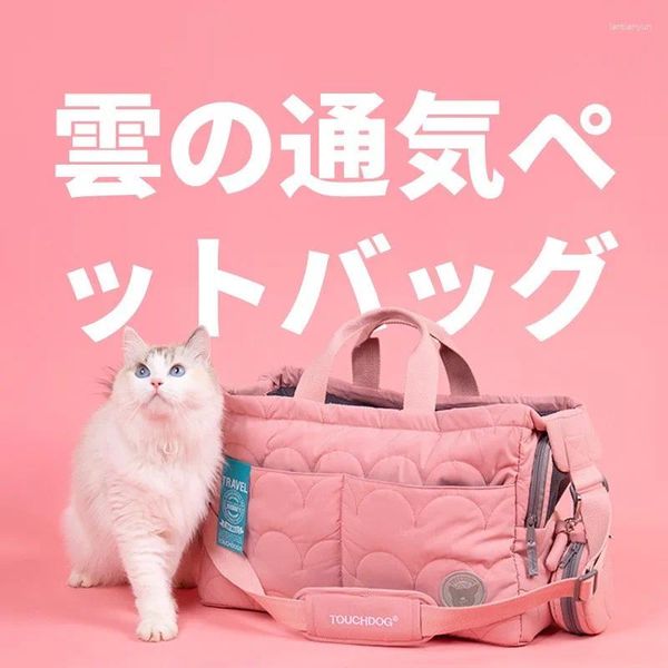 Transportadores de gatos Bolsa de cachorro Carrier de cachorrinho Bags de cachorrinho mochila pequenos produtos ecológicos para animais de estimação