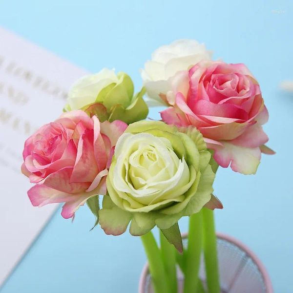 Stück niedliche Rose Blumengel Stift Stationerie kreativ süß, hübsch weich