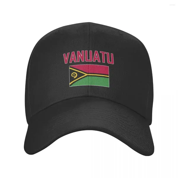 Ball Caps Vanuatu Country Название с флагом солнечным бейсбол